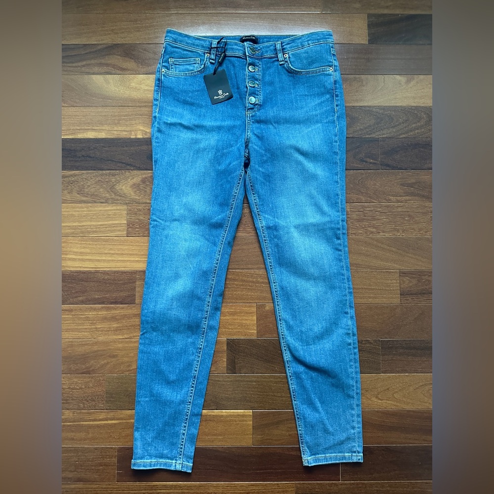 Massimo Dutti Women’s High-Rise Skinny Jeans – Size EUR 40 / USA 8